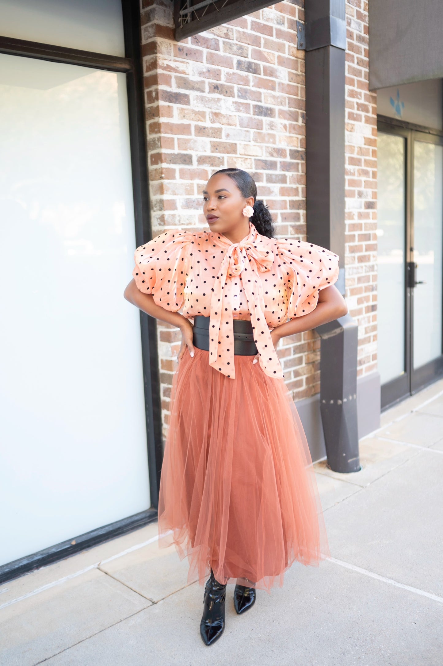 Princess Peach & Bow Blouse
