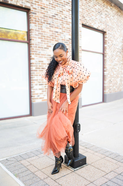Princess Peach & Bow Blouse