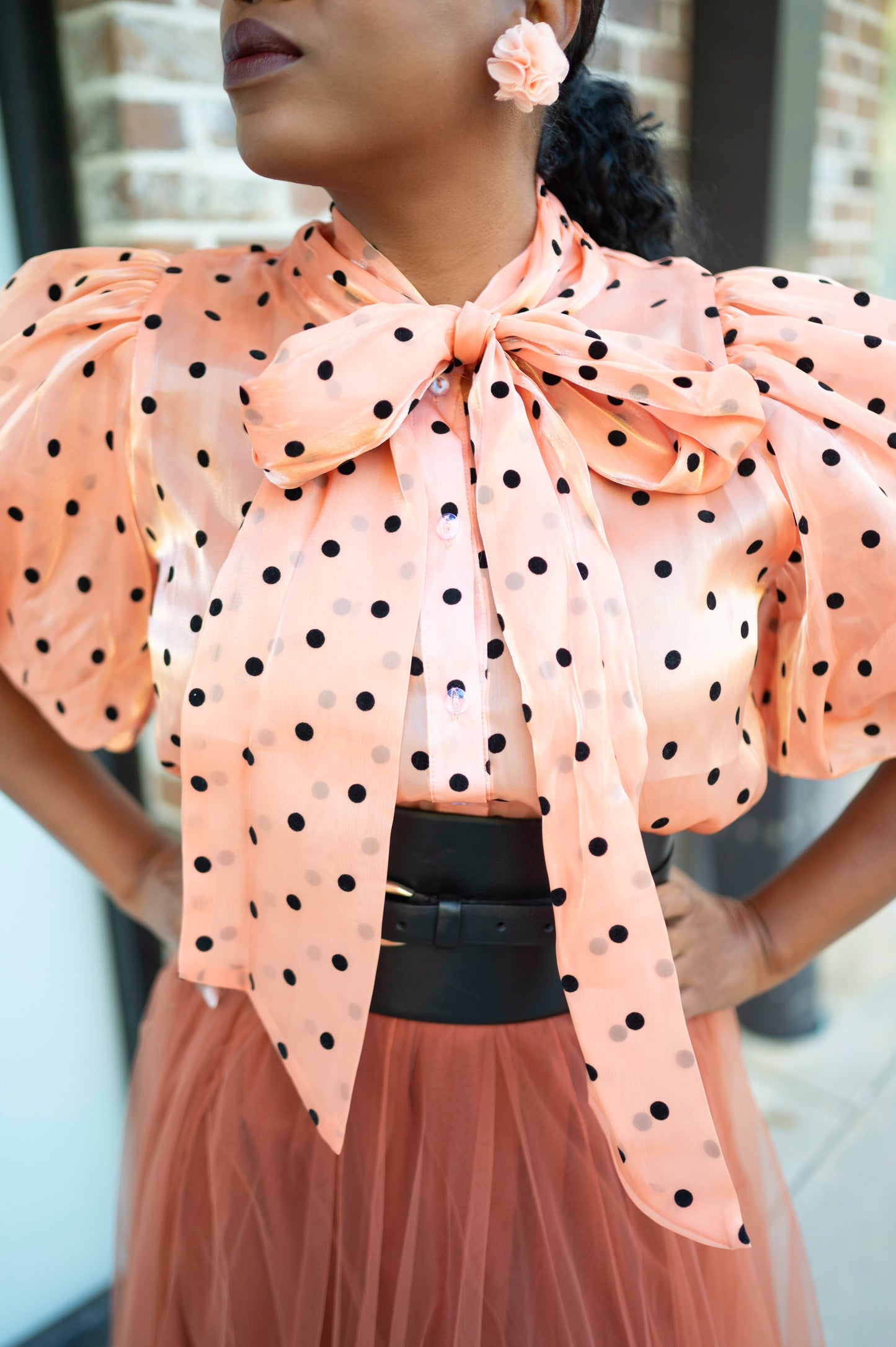 Princess Peach & Bow Blouse